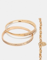Hallmark Bracelet and Watch Set Gold/White Photo