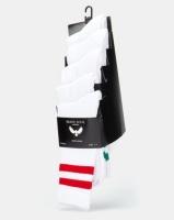 Brave Soul 5PK Sporty Socks White Multi Photo