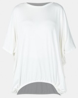 Michelle Ludek Ella Ruched Front Top Ivory Photo