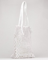 Joy Collectables Crochet Shopper Bag White Photo