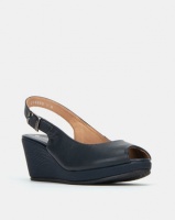 Froggie Leather Renny Wedges Navy Photo