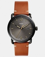 Fossil The Commuter 3H Date Watch Brown Photo
