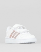 adidas Performance Infants Hoops Mid 2.0 Sneakers Dark White/Coral Photo