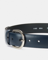 Paris Belts Leather Regular Belt Navy Photo