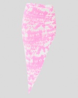 London Hub Fashion Tie Dye Asymmetric Skirt Pink Photo