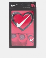 Nike Brush Stroke Heart Babygrow Set Rush Pink Photo