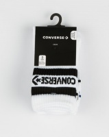 Converse CHN 3PK Basic Wordmark Crew Socks White Photo