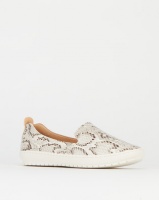 Queenspark Python Printed Sneakers Nude Photo