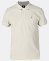 Polo Mens Carter Custom Fit Ss Pique Golfer Stone Photo