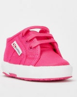 Superga Infants Canvas Lace Up Sneakers Fushia Photo
