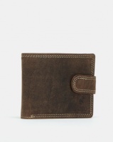 Polo Washed Leather Tab Wallet Brown Photo