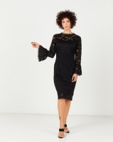 cath.nic By Queenspark New Lace Woven Dress Black cath.nic By Queenspark New Lace Woven Dress Black Photo