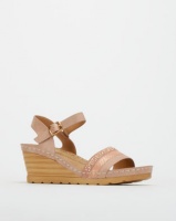 Butterfly Feet Albany Wedges Pink Photo