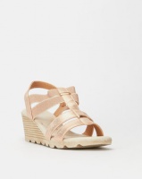 Butterfly Feet Camilla Wedges Rose Gold Photo