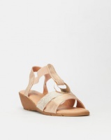 Butterfly Feet Carley Wedges Rose Gold Photo