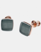 Skagen Sea Glass Steel Stud Earrings Rose Gold Photo