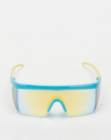 UNKNOWN EYEWEAR Racer Sunglasses Blue/Yellow Photo