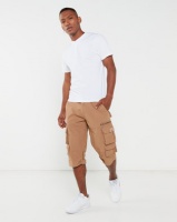 Cutty Cotton Cargo Shorts Taupe Photo