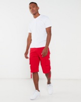 Cutty Cotton Cargo Shorts Red Mortar Photo