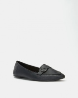 Legit Loafer With Overlay And D Ring Detail Black Photo