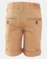 Soviet Ballotelli Boys Cotton Shorts Caramel Photo