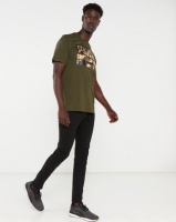 Puma Rebel Camo Filled Tee Forest Night Photo