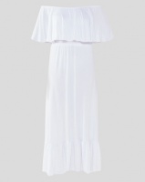 Slick Anja Off Shoulder Styled Dress White Photo