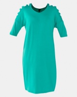 Slick Chanti Slat Sleeve Styled Dress Jade Photo