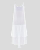 Slick Ava Layered Styled Dress White Photo