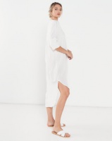 Utopia Viscose Tunic Dress White Photo