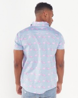 Rip Curl Flamingo Short Sleeve Shirt Blue Photo