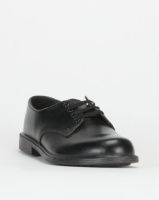 Toughees Boys Franki Leather School Shoes Black Photo