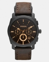 Fossil Machine Leather Watch Brown Photo