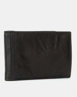 Fossil Neel Leather Money Clip Bi-fold Wallet Black Photo