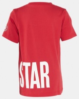 Converse Enamel All Star Logo Wrap Tee Red Photo