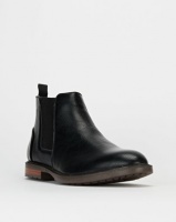 Gino Paoli Demin Wrinkle Boots Black Photo