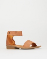 Tsonga Leather Ankle Strap Sandals Tobacco Photo