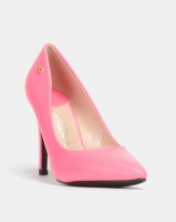 Miss Black Georgiana Heels Neon Pink Photo