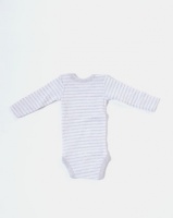 Camille Baby Stripe LS Vest Grey Photo