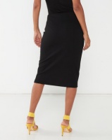 Queenspark Two Pack Knit & Punch-Out Pencil Skirt Multi Photo