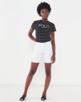 Polo Lds Fsh Basic Walk Shorts White Photo