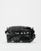 Alpha Industries Splash Camo Slate Crossbody Bag Grey Photo