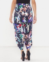 Michelle Ludek Tropical Print Hanna Elasticated Waist Cargo Style Pants Multi Photo