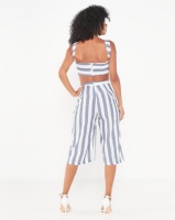 Royal T Striped Jumpsuit Grey and White Photo