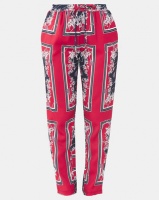 cath.nic By Queensparkk Chain Print Woven Trousers Red Photo