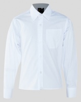 Schoolwear SA Boys 2 Pack School Long Sleeve Shirt White Photo