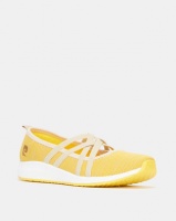 Pierre Cardin Double Strap Slip On Sneaker Yellow Photo