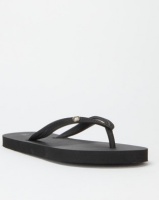 Lizzy Keilah Plait Flip Flop Black Photo