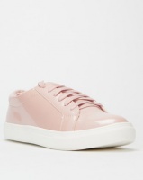 Queenspark Pearlised Trainers Pink Photo