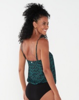 Paige Smith Georgette Camisole Green Photo